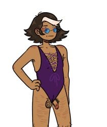 adventure_time adventure_time:_fionna_&_cake balls_in_panties crossdressing older_male simon_petrikov swimsuit womens_lingerie