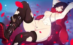 black_hair female nanoless ruby_rose rwby tagme