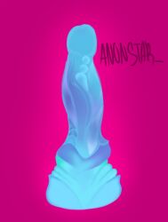 blue_skin dildo fantasy_dildo sex_toy strange_cock unusual_penis