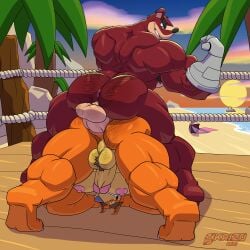 1:1 2025 absurd_res activision anal anal_sex anthro anthro_on_anthro anthro_penetrated anthro_penetrating anthro_penetrating_anthro anus ass back_muscles backsack balls balls_tuft bandicoot bara beach beard bent_over biceps big_ass big_butt big_muscles big_penis black_hair body_hair brown_hair bubble_ass bubble_butt butt_hair claws crash_(series) crunch_bandicoot cybernetic_arm cybernetic_limb dasyuromorph deltoids detailed_background dominant dominant_anthro dominant_male duo eyebrows facial_hair fighting_ring flexing flexing_bicep from_behind_position fur genitals green_eyes grin hair hairy heart_eyes heart_symbol hi_res humanoid_genitalia humanoid_penis intraspecies looking_down looking_pleasured looking_through looking_through_legs looking_up male male/male male_only male_penetrated male_penetrating male_penetrating_male mammal manly marsupial motion_lines muscles muscular muscular_anthro muscular_arms muscular_bottom muscular_male muscular_thighs muscular_top nipples nude okrizo831 orange_body orange_fur palm_tree parasol pecs penetration penile penile_penetration penis penis_in_ass perineum plant pubes rear_view recently_extinct_species red_body red_fur rock sea sex sky smile spread_legs spreading standing submissive submissive_anthro submissive_male sunset tan_body tan_fur thick_eyebrows thylacine tiny_tiger tree triceps tuft water yaoi yellow_sclera