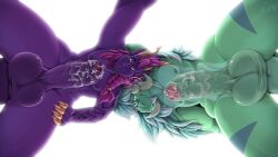 16:9 4k absurd_res anthro balls big_penis bodily_fluids chikiot chikiota cum cum_on_penis cum_string digital_media_(artwork) dragon duo erection foreskin genital_fluids genitals glans green_balls green_body green_foreskin green_penis hair hand_on_partner hand_to_viewer hi_res horn humanoid_genitalia humanoid_penis imminent_sex jewelry kissing long_hair looking_at_viewer low-angle_view male male/male messy mythological_creature mythological_scalie mythology nipples nude penis penis_kissing pink_glans purple_balls purple_body purple_foreskin purple_penis ravenno_(nateravenno) saggy_balls scalie scrotum scrotum_flap sex simple_background smile tail tattoo uncircumcised wet wet_penis widescreen worm's-eye_view