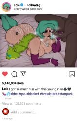 1boy 1girls 2025 ass ass_focus bed bedroom bedroom_sex blacked brawl_stars cum cum_drip cum_on_ass cum_on_body cum_on_face dark-skinned_male dark_skin edit english english_text gloves green_hair instagram latina latina_milf laying_down laying_on_bed laying_on_stomach light-skinned_female light_skin lola_(brawl_stars) looking_at_viewer mature mature_female mature_woman milf qos qos_tattoo queen_of_spades queen_of_spades_symbol queen_of_spades_tattoo steam steaming_body steamy stockings straight supercell tattoo tattoo_on_butt text thick_ass thick_butt thick_hips thick_legs thick_thighs vo1ette