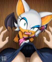 bat_girl breasts feet furry furry_female furry_on_human makeup pov rouge rouge_the_bat sonic_the_hedgehog_(series) topaz