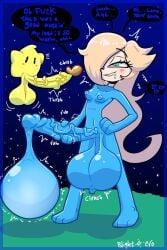 1boy 1futa balls ballsack big_balls big_penis blightstar blonde blonde_futa blonde_hair breasts clothed clothing condom condom_suit cum cum_balloon cum_in_bodysuit drooling ejaculation excessive_cum fur futa_focus futanari huge_balls huge_cock huge_penis human hyper hyper_balls hyper_penis large_balls large_penis light-skinned_futanari light_skin luna male mario_(series) masturbation nintendo nipple_bulge nipples nipples_visible_through_clothing orgasm oversized_balls penis princess princess_rosalina rolling_eyes small_breasts standing super_mario_galaxy testicles tight_clothes tight_clothing tight_pants vein veins veiny veiny_penis zero_suit