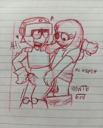 *c_viene* 2025 ahe_gao arm_around_partner artist_name artist_self-insert artist_signature brawl_stars cop cum dick eyeless_male gay gay_sex gloves hair_clips hands_on_hips heart heart_symbol hell_nah help homosexual iwanttobe6n7 larry_(brawl_stars) long_hair long_hair_male looking_up moan moaning moaning_in_pleasure no_eye not_furry pants_down pen_(artwork) penetration penis red_lineart red_outline robot self_insert self_upload selfship sex smile smiling sorry spanish_text standing_sex supercell sweat tongue traditional_art traditional_media_(artwork) what wtf_is_this x_hair_ornament