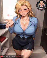 1girls ai_generated ai_waifus_ blonde blonde_female blonde_hair blonde_hair_female brown_eyes brown_eyes_female cameltoe cleavage curly_hair curvy erect_nipples female golden_boy huge_areolae huge_ass huge_breasts madame_president nai_diffusion onna_shachou puffy_nipples realistic red_lips stable_diffusion thick_lips very_long_hair very_long_hair_female voluptuous wide_hips yellow_hair