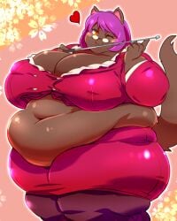 bbw big_breasts breasts cleavage female huge_breasts obese obese_female overweight overweight_female squarewave suki_(mabocorescant) suki_(milkybody) tagme thick_thighs wide_hips