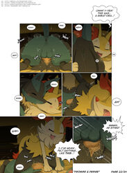 animal_genitalia animal_penis anus blush braixen canine canine_penis comic deviantart_username erection facebook_username female furaffinity_username highres inkbunny_username kissing knot lucario male mammal nintendo page_22 penetration penis pokemon pokemon_(species) pussy pussy_juice sex straight vaginal_penetration video_games winick-lim