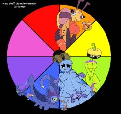 blue_fur bowgart buzzinga clamble color_wheel color_wheel_challenge female_only larvaluss monster my_singing_monsters tagme