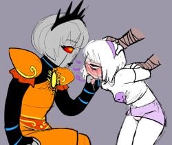 blonde blonde_hair blonde_hair_female blonde_hair_male dirk_strider father_and_daughter female homestuck homestuck^2 incest incest_(lore) male older_self rape robot rose_lalonde rosebot selfcest short_hair short_hair_female short_hair_male spiky_hair strilalonder younger_self