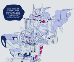 2boys deadlock_(transformers) duo duo_focus fellatio male male_focus male_only penis ratchet robot transformers