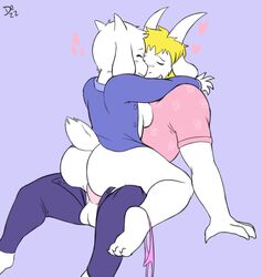 1boy 1boy1girl 1girls 2010s 2017 anthro anthro_only asgore_dreemurr asgoriel balls big_breasts blonde_hair blush boss_monster bottomless breasts caprine clothed clothing couple_(disambiguation) cowgirl_position dezz duo facial_hair female female_anthro functionally_nude furry furry_female furry_male furry_only goat hair happy happy_sex heart horn husband_and_wife long_ears male male/female male_anthro mammal mastery_position monster monster_girl on_top penetration penis purple_background riding sex simple_background sitting solid_color_background straight toriel undertale undertale_(series) underwear underwear_around_one_leg vaginal_penetration video_games