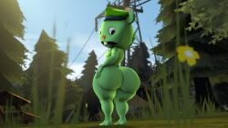 3d 3d_render aidenz anthro ass asscheeks bear big_ass big_butt butt buttcheeks caked_up cheeks dat_ass dat_butt fat_ass fat_butt femboy flippy flippy_(htf) forest forest_background green_beret green_fur happy_tree_friends hat hat_only headwear in_the_woods looking_back mondo_media naked nude shortstack source_filmmaker source_filmmaker_(artwork) thick thick_ass thick_butt thick_thighs uncle_aiden ursid ursine woods