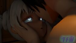 3d 3d_render blender blender_cycles female female/female female_only fog kissing lesbian lesbian_sex red_hair render ruby_rose rwby sauna sauna_bench sauna_sex teen thefizzler weiss_schnee white_hair yuri