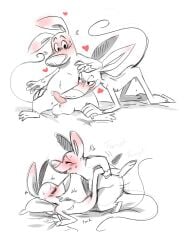 2boys anthro blush cum cum_in_penis duo english_text erect_nipples eyes_closed furry furry_male genitals heart heart_symbol interspecies knotted_penis les_ratz lying male male/male male_only mammal missionary_position mouse multiple_boys murid murine on_back oral penis rapido_(ratz) rat razmo rodent sex sinister-brew sketch solo sweat tail teeth testicles text yaoi