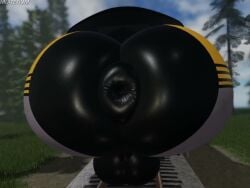 3d 3d_animation anal_penetration anal_sex animate_inanimate animated ass big_ass creampie cum cum_drip cum_in_ass cum_inside dire_machine dire_vehicle donut_anus huge_ass huge_balls hyper hyper_ass inanimate_object living_machine living_vehicle machine male male_only muitetul no_sound not_furry penis roblox shaking_ass tagme train vehicle video wobbling_ass