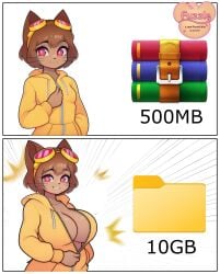 1girls ai_generated anthro ass big_breasts breasts female female_focus female_only fuzzleedits_(artist) gameoverse glitch_productions huge_ass huge_breasts kit_(gameoverse) kit_bodega large_ass large_breasts meme solo thick_thighs thighs wide_hips