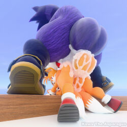 3d 3d_(artwork) absurd_res anal anal_penetration animal_humanoid anthro balls big_balls big_butt big_penis big_the_cat bodily_fluids buckle butt canid canine canis classic_sonic_(universe) classic_tails clothing cum cum_in_ass cum_inside digital_media_(artwork) domestic_cat english_text erection feet felid feline felis footwear fox fur genital_fluids genitals gloves group group_sex hair handwear hi_res huge_balls huge_butt huge_penis humanoid humanoid_genitalia humanoid_penis hyper hyper_balls hyper_genitalia hyper_penis kawa_the_asparagus looking_at_viewer looking_back male male/male male_penetrated male_penetrating male_penetrating_male mammal mammal_humanoid miles_prower nude open_mouth overweight penetration penile penis purple_body purple_fur red_fox sega sex shoes simple_background sonic_(series) sonic_the_hedgehog_(series) tail tails_the_fox text thick_thighs threesome trio true_fox white_body white_fur wide_hips