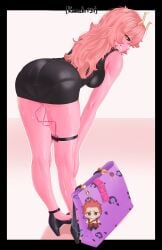 ashido mina from boku no hero academia by kurocchi131