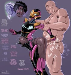african_female afro arm_grab armour conjugal_slavery damaged_armor dark-skinned_female doomart fan fan_meet fat_male fucked_from_behind fucked_senseless fucked_silly grabbing_neck hairy_pussy hand_on_neck heroine imminent_creampie imminent_orgasm impossible_fit interracial iron_man_(series) ironheart light-skinned_male marvel marvel_comics nerd older_male older_male_and_younger_female pounding_ass pounding_pussy riri_williams rough_sex standing_doggy_style standing_sex stomach_bulge superhero superheroine ugly_bastard
