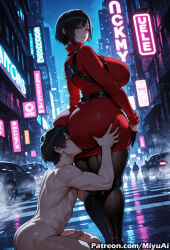 capcom ada_wong resident_evil resident_evil_2 resident_evil_2_remake resident_evil_4 resident_evil_4_remake 1girls female miyuai ai_generated ai_assisted thick_thighs thick_ass thick thick_legs thick_hips thick_butt wide_hips wide_thighs voluptuous voluptuous_female curvy curvy_figure curvaceous curvy_female breasts uncensored patreon_reward 1girl ass black_hair city short_hair 1boy ass_grab building hetero huge_ass cityscape ground_vehicle deep_skin standing huge_breasts oral thighs large_breasts