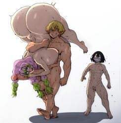 cheating cheating_wife cuck cuckold cuckolding demon_slayer iguro_obanai kanroji_mitsuri kimetsu_no_yaiba ntr small_penis zenitsu_agatsuma