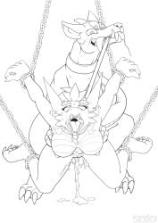 2024 3_eyes ambiguous_penetration anthro anthro_on_feral anthro_penetrated bdsm bestiality black_and_white bodily_fluids bound breasts canid canid_demon canine chain chained claws collar cum cum_inside demon dominant dominant_feral dominant_male dragon duo female female_penetrated feral feral_penetrating feral_penetrating_anthro genital_fluids genitals hellhound hi_res kandlin leash leash_pull male male/female male_penetrating male_penetrating_female mammal monochrome multi_eye mythological_canine mythological_creature mythological_scalie mythology nipples non-mammal_breasts nude nude_anthro nude_female penetration scalie setta_flamowitz sex sharp_teeth story story_in_description submissive submissive_anthro submissive_female tail teeth toe_claws tower-hound_(setta_flamowitz) vulva