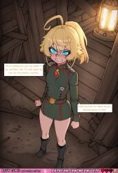 adult ahoge ai_generated angry_expression angry_sex barn belt black_boots blonde_hair blue_eyes boots buckle clenched_fist comic comic_strip comics cross_emblem defiant dirty_talk domination drool explicit expression female female_only flat_chest full_body glaring green_uniform hate_sex humiliation indoor lantern little_girl medal meowllete military_uniform night non_con nsfw petite ponytail potential_bondage potential_breath_play potential_choking potential_clothing_destruction potential_creampie potential_gangbang potential_headlock potential_rough_sex potential_womb_shot power_struggle rape red_trim resistant revenge_sex shed size_difference slim small_breast solo speech_bubble standing sweat tanya_degurechaff teeth text thick_thighs torn_clothes twintails uniform warrior wooden_background youjo_senki