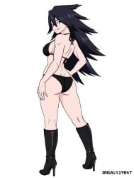 1girls 2d 2d_(artwork) 2d_artwork adult adult_female alternate_version_at_source alternate_version_available ass ass_cleavage ass_crack back back-tie_bikini back-tie_swimwear back_dimples bare_arms bare_back bare_hands bare_hips bare_shoulders bare_skin bare_thighs big_boobs big_breasts bikini bikini_bottom bikini_only bikini_top black-haired_female black_bikini black_bikini_bottom black_bikini_top black_footwear black_hair black_high_heels black_shoes black_swimsuit black_swimwear blue-eyed_female blue_eyes boku_no_hero_academia breasts busty busty_female busty_girl butt calves closed_mouth_smile digital digital_art digital_drawing digital_drawing_(artwork) digital_media digital_media_(artwork) dimples_of_venus drawing elbows exposed exposed_arms exposed_back exposed_hips exposed_shoulders exposed_skin exposed_thighs female female_focus female_only fingers footwear full_body gluteal_fold groin hair_between_eyes half_naked half_nude halterneck hand_on_hip hand_on_leg hand_on_own_hip hand_on_own_leg hand_on_own_thigh hand_on_own_waist hand_on_thigh hand_on_waist hands_on_leg hands_on_own_leg hands_on_own_thigh hands_on_thigh head_tilt high_heels high_resolution highres inframammary_fold japanese_female japanese_girl kayama_nemuri kneepits knees large_boobs large_breasts lean_figure legs long_hair looking_at_viewer looking_back looking_back_at_viewer mature mature_female median_furrow midnight_(my_hero_academia) more_at_source my_hero_academia naked naked_female naked_woman narrow_waist nbart19047 nemuri_kayama nude nude_female nudity partially_undressed semi_nude shoes shoulder_blades shoulders sideboob simple_background slender_body slender_waist slim_female slim_waist smile smiley_face smiling smiling_at_viewer solo standing string_bikini swimsuit swimwear teacher thick_ass thick_butt thick_thighs thighs tilted_head touching_hip touching_leg touching_own_leg touching_own_thigh touching_thigh touching_waist white_background wide_hips