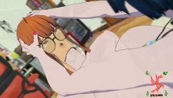 3d ahe_gao animated atlus blue_hair breasts crossed_eyes deepthroat feet fellatio forced_oral futa_on_female futanari head_grab heels huge_balls huge_cock large_breasts long_hair looking_pleasured mouth_fuck nail_polish nipples no_sound on_knees oral_rape orange_hair pov sakura_futaba sfmslayer shadow_(persona) small_breasts source_filmmaker tae_takemi tagme testicles tied_up toes video yellow_eyes