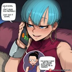 1girl 1girls ai_assisted ai_generated anime anime_style big_ass big_breasts boobs breasts bulma bulma_(dragon_ball) bulma_briefs caption cheating cheating_female cheating_girlfriend cheating_wife chi-chi_(dragon_ball) chichi clitoris comic comic_page curvaceous curvaceous_body curvaceous_female curvaceous_figure dialogue dragon_ball dragon_ball_super dragon_ball_z female female_focus fit_female gilf girl girly grandmother hentai hourglass_figure huge_ass huge_breasts manga manga_page muscular muscular_male patreon pussy sexy shiny sigabelle speech_bubble story text text_bubble uncensored vagina vegeta voluptuous voluptuous_female waifu waifu_diffusion woman