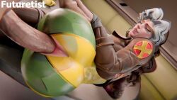 1boy 1girls 3d anal anal_sex animated ass big_ass big_penis bubble_ass bubble_butt clothed_female_nude_male corkscrew_position futuretist marvel marvel_comics marvel_rivals penis rogue_(marvel_rivals) rogue_(x-men) sex short_video shorter_than_30_seconds sound tagme uncensored video