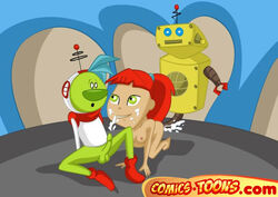 atomic_betty betty_barrett comics-toons.com cum male penis robot_x-5 sparky tagme