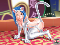 1997 1girls artist_request darkstalkers felicia_(darkstalkers) female medium_breasts tagme
