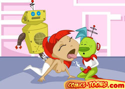 atomic_betty betty_barrett comics-toons.com cum male penis robot_x-5 sparky tagme