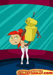 atomic_betty betty_barrett comics-toons.com lowres robot robot_x-5 tagme unseen_male_face