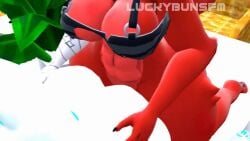 3d animated anthro crossover cum cum_in_pussy cum_inflation cum_inside doggy_style fazclaire's_nightclub fexa_(cally3d) from_behind futa_on_female futanari inflation karen_(smg4) luckybunsfm no_sound sex smg4 stomach_inflation tagme video