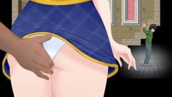 ass_focus ass_grab netorare ntr stealth_ass_grab stealth_fingering