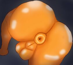 anus ass_up big_butt chubby gaek gaek_art genitals halloween puffy_anus pumpkin_belly pumpkin_butt