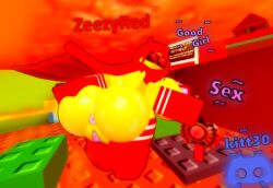 1girls 3d ass asshole big_breasts big_butt breasts kitt_rr34_(artist) pussy red roblox robloxian sex tagme yellow_body yellow_skin zeezy zeezyred