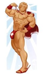 adam_warlock adam_warlock_(marvel_rivals) bulge gold_skin lifeguard male_focus male_only marvel marvel_comics marvel_rivals muscles muscular_male sleepyandrewllz solo_male