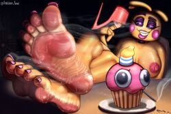 5_toes animatronic anthro areola avian barefoot bird bodily_fluids breasts chicken clothing colored_nails cum cum_on_feet eyeshadow feet female five_nights_at_freddy's five_nights_at_freddy's_2 foot_fetish foot_focus foot_play footjob footwear galliform gallus_(genus) genital_fluids hi_res high_heeled_sandals high_heels humanoid humanoid_feet lazier_boi lipstick machine makeup musk musk_clouds musky_feet nails pawpads phasianid pink_eyeshadow pink_lipstick pink_nails plantigrade robot robot_anthro robot_humanoid sandals scottgames sex shoes smelly smelly_feet soles steamy_feet sweat sweaty_feet toes toy_chica_(fnaf)