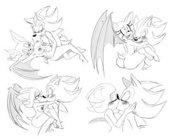 bat big_breasts bluechika blush breasts duo female hedgehog kissing male mammal membranous_wings nipples orgasm penetration rouge_the_bat sex shadow_the_hedgehog sonic_(series) straight vaginal_penetration wings