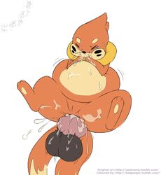 anal animal_genitalia animal_penis badgengar balls big_penis buizel canine_penis cheek_bulge cum cum_from_mouth cum_from_nose cum_in_mouth cum_in_nose cum_inside cum_through cumflated_belly cumflation cumshot disembodied_penis ejaculation erection excessive_cum female feral highres inflation knot male nintendo nude orgasm paws penis pokémon_(species) pokemon pussy somnamg stomach_bulge straight video_games