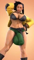 1futa 3d abs absurdres ball_bulge balls balls_in_panties balls_under_clothes brazilian brazilian_futa breasts bulge cameltail capcom cleavage dangling_testicles dark-skinned_futanari dark_skin dickini fingerless_gloves flaccid futa_only futanari gym_shorts hand_behind_head hand_on_hip hand_on_hips hanging_balls highres huge_balls huge_breasts huge_testicles hyper hyper_balls hyper_penis impossible_clothing intersex large_testicles latina laura_matsuda long_hair muscular muscular_futanari panties panty_bulge penis penis_bulge penis_in_panties penis_shaped_bulge penis_under_clothes presenting_penis rattledbonezone redbone sagging_balls shorts smug solo solo_futa source_filmmaker street_fighter street_fighter_v testicles video_games