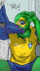 big_penis blue_body brazil_(countryhumans) conmebol copa_america copa_america_2024 countryhumans crying gay gay_domination gay_sex green_body male_only netherlands_(countryhumans) nike penis photo soccer soccer_uniform tagme yaoi