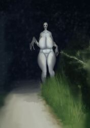 1girls background breasts creepy curvy curvy_figure detailed_background enormous_breasts female female_monster female_only gigantic_breasts horror huge_breasts hxveuseenmypen long_arms long_limbs looking_at_viewer massive_breasts monster monster_girl nightmare_waifu smiling smiling_at_viewer thick thick_hips thick_thighs thighs thunder_thighs voluptuous voluptuous_female wide_hips