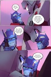 male male/male megatron optimus_prime transformers transformers_animated wholesome