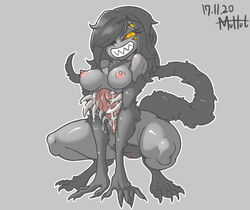 breasts dark_souls dark_souls_3 female fromsoftware gaping_dragon gore monster muhut multi_eye nipples solo sulyvahn's_beast