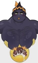 chain_chomp drinking_breast_milk drinking_breastmilk hairy_chest hairy_male hairy_moobs huge_moobs luxuryus_ar milking milking_breasts moobs pleasure_face thechainchompy